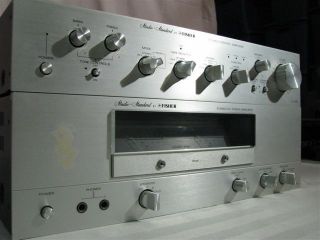 Super Clean Fisher Studio BA 6000 Amplifier with CC 3000 PreAmp Silver