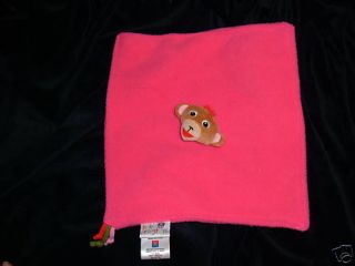 Baby Einstein Security Blanket Rose Monkey Squeaks