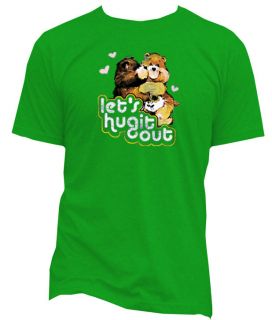 THE CARE BEARS RETRO MOVIE LETS HUG IT OUT TRENDY BLACK KIDS T 