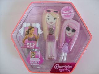 Barbie Girls  Player by Mattel PINK New and Sealed 512MB Stores 120 