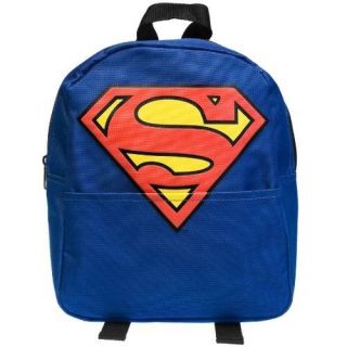 New Superman Logo Mini Backpack Blue Licensed DC Comics Superman Kids 