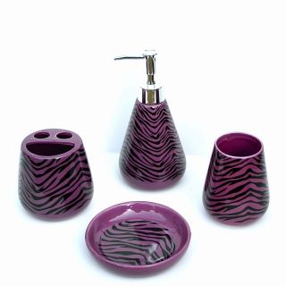 zebra bathroom accessories in Bath Accessory Sets