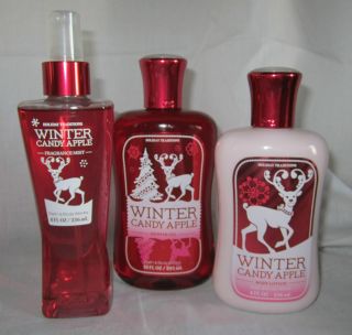 Bath and & Body Works Holiday Traditions Set Shower Gel Mist Lotion 