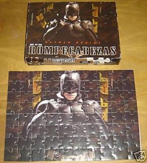 BATMAN Begins puzzle jigsaw ARGENTINA rare BOXED