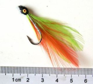 PCS Green FOAM Trout Bass Bug Popper Traditional Wet Dry Hooks size 