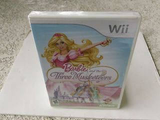 Barbie and the Three Musketeers (Nintendo Wii, 2009) BRAND NEW