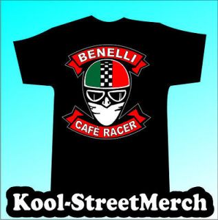 Benelli Cafe Racer Tshirt   Brand New  2012 Motorbike Design