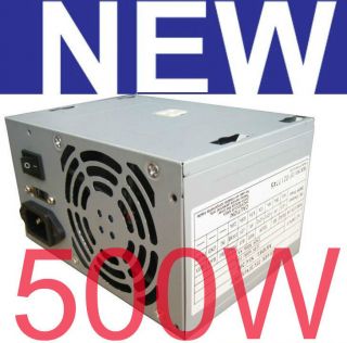 NEW 500 Watt Not Noisy PC ATX Power Supply for HiPro HP D3057F3R HP PN 