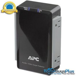 Apc P4V Wall Mount Surge Protector With Coaxial Protection (4 Outlets)