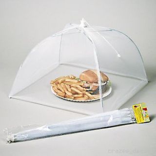 Lot Of 12 Food Umbrella Covers Picnic BBQ Party Tent White 17 NEW