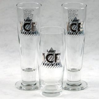 LaBatt Blue Beer Glasses   Set of 4   Cobalt Blue Pint Glasses