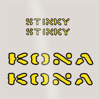 Kona Stinky Bike Frame Decal Stickers ****