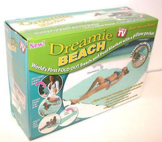 DREAMiE BEACH & POOL BLANKET AS SEEN ON TV LARGE POCKET