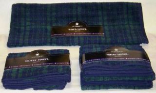 Black Watch Tartan Towels available in Guest, Hand and Bath towels