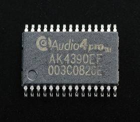 AKM AK4390 32 Bit 216kHz Premium Ultra Low Latency DAC; 120dB 32Bit 