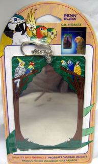 bird toys mirror