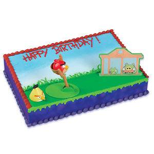 ANGRY BIRDS CAKE TOPPER PARTY SUPPLIES CAKE DECORATING KIT