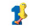 Sesame Street Zoe Sculpted Birthday Candle Number 2 New