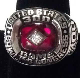 United States Bowling Congress 300 Bowling Game Ring