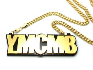 Young Money & Cash Money Billionaires YMCMB Pendant Necklace 36 Cuban 