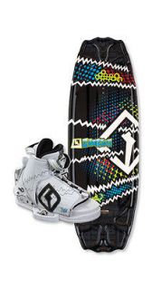 New 2012 CWB Kids Charger 119cm Wakeboard With Tyke Boots  Fits 50 to 