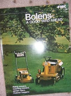 1973 Bolens Riding Lawn Mower TractorTiller Promo t