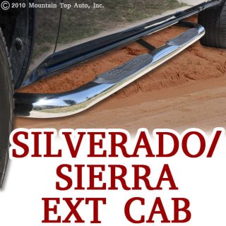  Board Nerf Chevy Silverado GMC Sierra Ext Extended Cab (Fits: More 