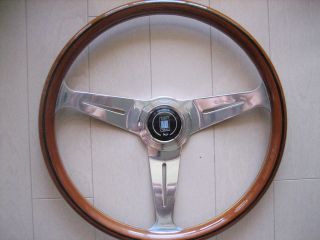 Vintage 390mm Nardi Wood Steering Wheel Porsche Alfa chevy Datsun 