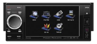   PD 535 7 Touch Screen In Dash DVD/MP3 Car Player Receiver PD535