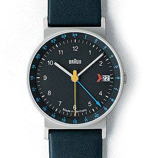 BRAUN Design   MADE IN GERMANY Wristwatch 3814 AW24 AW 24 GMT   Dial 