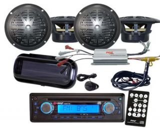   Marine CD  Stereo Radio 4 X Speakers & 800Watt Amplifier Package