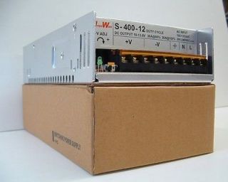 400 Watt Adj. Voltage 9 to15 DC 36 Amp HAM and CB Radio Power Supply