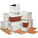 50) 10 x 3 x 2 White Corrugated Shipping Mailer Boxes