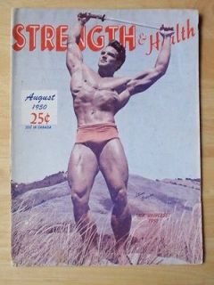 STRENGTH & HEALTH bodybuilding muscle magazine/STEVE REEVES 8 50