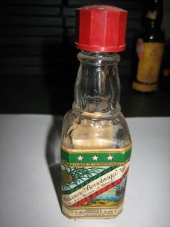 Vintage Habanero Berreteaga Miniature Liquor Bottle