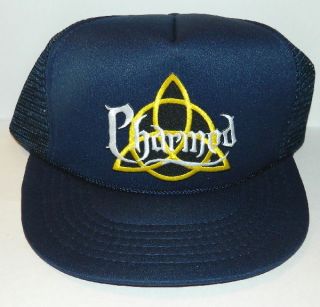 Charmed TV Show Power of Three Name Logo Patch Baseball Hat, NEW 