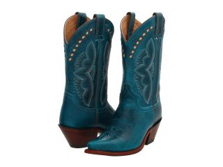 Womens Justin Western Boot Blue Turquoise Damiana L4302