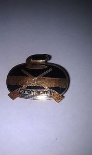 Air Canada Silver Broom curling pin