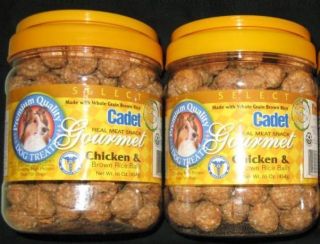 Lbs CADET CHICKEN & BROWN RICE Balls 260 Dog Treats