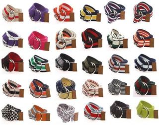   Belts  Stylish O Ring Cargo Belt  40 Designs / All colours S XXL