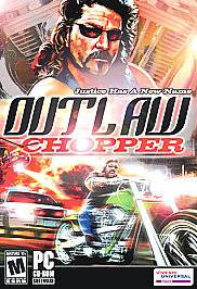 OUTLAW CHOPPER Harley Motorcycle Racing PC Game NEW BOX