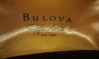   MADE BULOVA 10K RGP WATCH IN ORIGINAL BOX/BAND SOLD IN NEW YORK