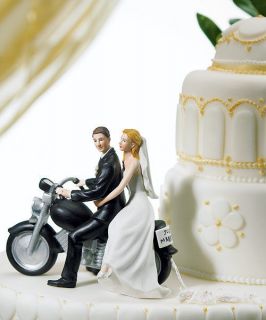 motorcycle wedding cake toppers in Cake Toppers