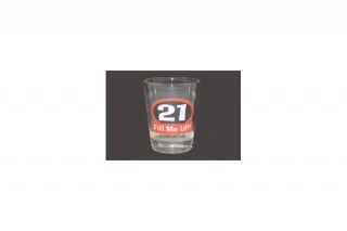 Shot Glass Funny Joke Great Gift and Fun 21 Fill Me Up Birthday