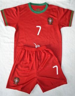 2012 No.7 C.RONALDO PORTUGAL HOME football kit 3 14 years available