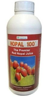 Nopal 100 Red Cactus Juice 100% Pure Natural Concentrate