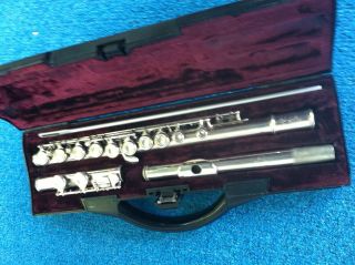 Buffet Crampon 223 flute Copper Scale Made in England Silver plated 