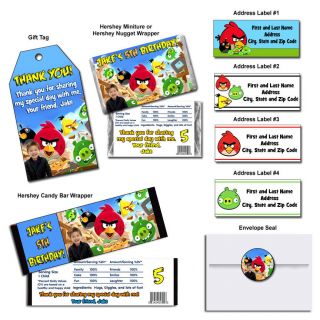 ANGRY BIRDS PARTY FAVORS BIRTHDAY INVITATIONS * MANY TO CHOOSE FROM!