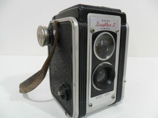   Duaflex II Box Camera with Neck Strap Kodet Lens Made in the USA