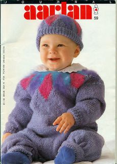 Aarlan Journal #59 childrens kntting patterns, French, German 